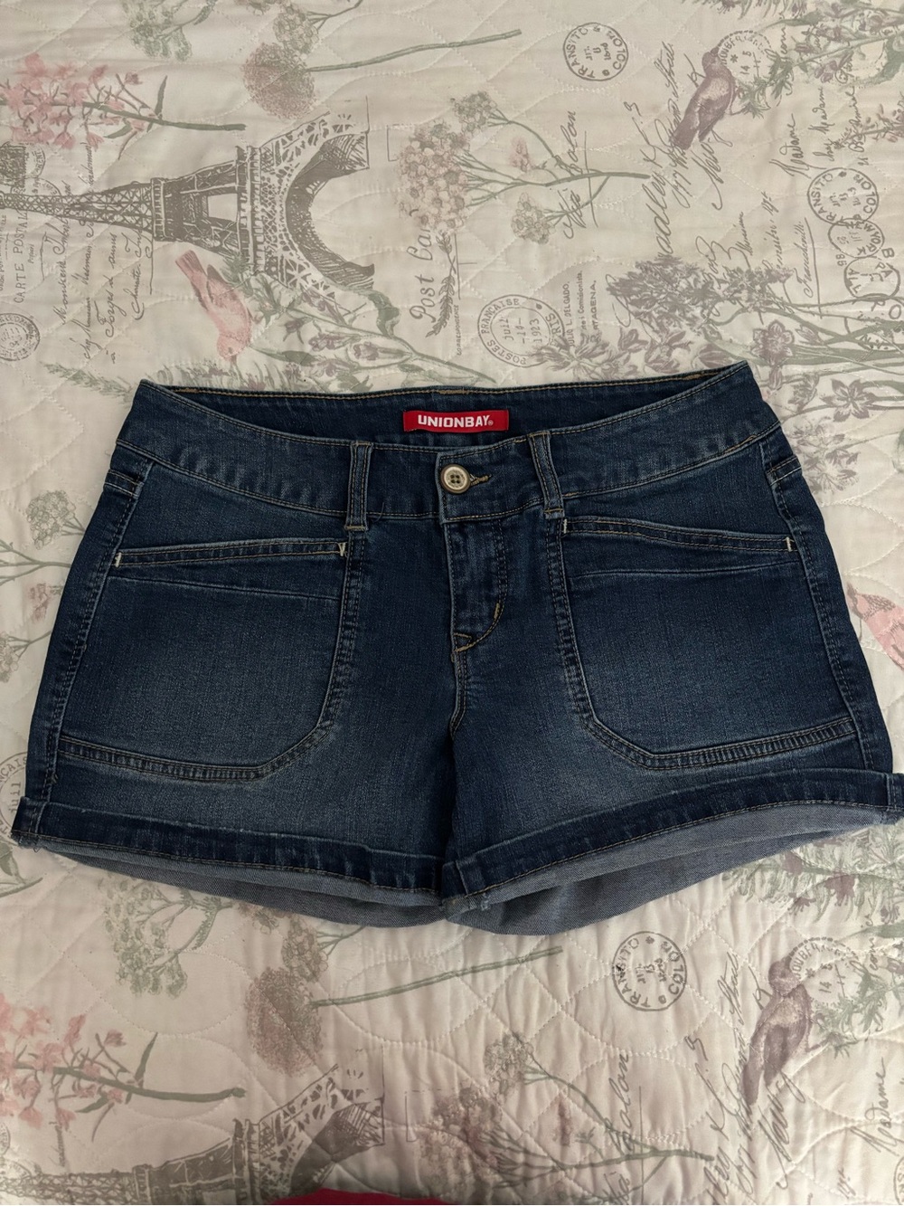 UNIONBAY Dark Indigo Denim Shorts